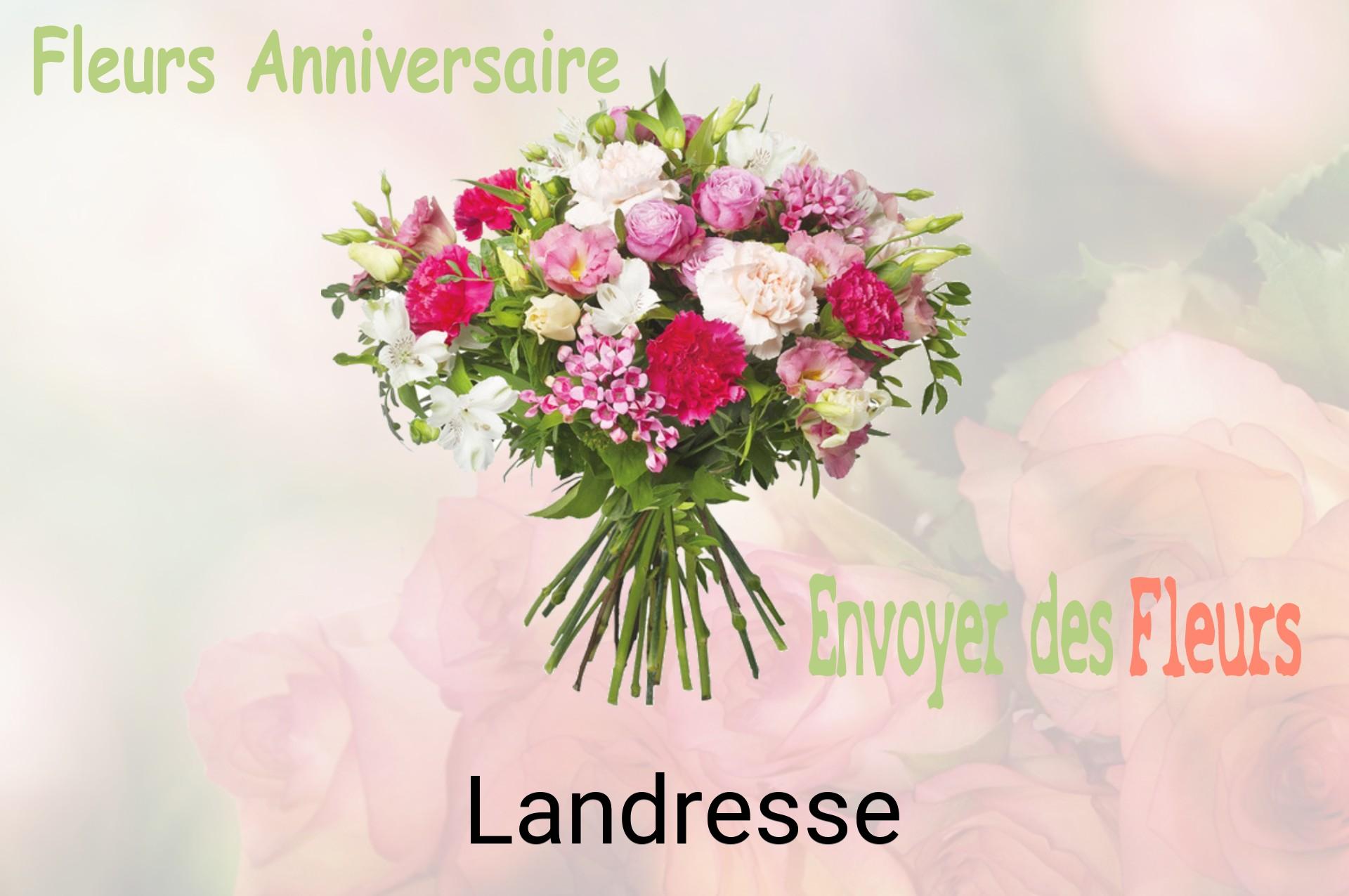 Bouquet de fleurs d’anniversaire livré à Landresse